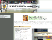Tablet Screenshot of cia.uagraria.edu.ec